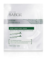 Thumbnail for DOCTOR BABOR CLEANFORMANCE Hemp Fiber Sheet Mask, Kühlende Tuchmaske für ölige Haut & Mischhaut, mit Hyaluronsäure, Mattierend, Vegane Formel, 1 Stk.