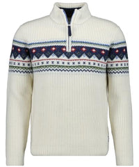 Thumbnail for RAGMAN Herren Stehkragen-Pullover Norweger , Rostrot-063 im Sale