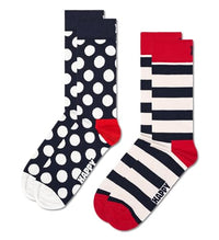 Thumbnail for Happy Socks Unisex 2-pack Classic Big Dot, Blau, Rot, Weiß, 41-46 EU im Sale