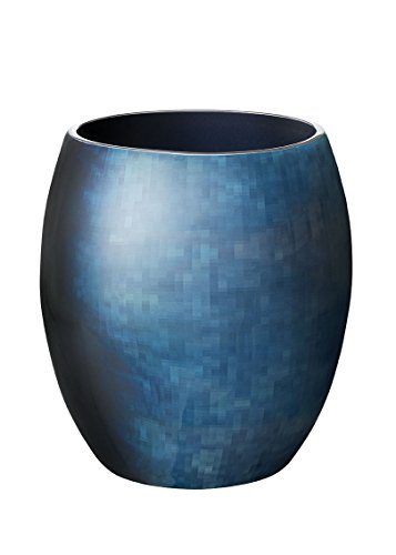 Stelton Stockholm Ø 203, Gross-Horizon Vase, Aluminium, 25.5 x 25.5 x 26 cm