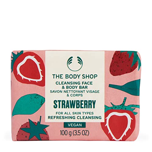 The Body Shop Strawberry Soap, 100g, Red