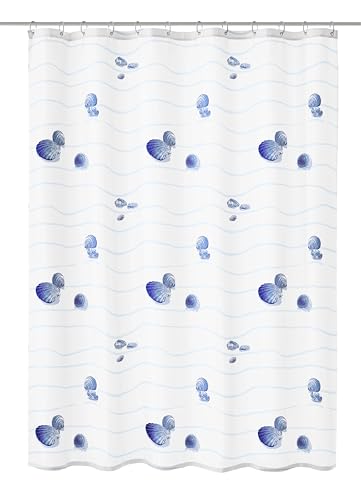 Kleine Wolke 5163700305 Duschvorhang Miami, 180 x 200 cm, blau im Sale