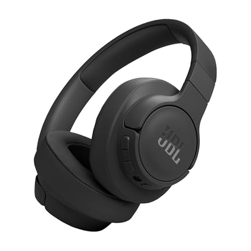 JBL Tune 770NC – Kabellose Over-Ear-Kopfhörer mit adaptivem Noise-Cancelling und faltbarem Design – Bis zu 70 Stunden Akkulaufzeit mit Schnellladefunktion – Schwarz