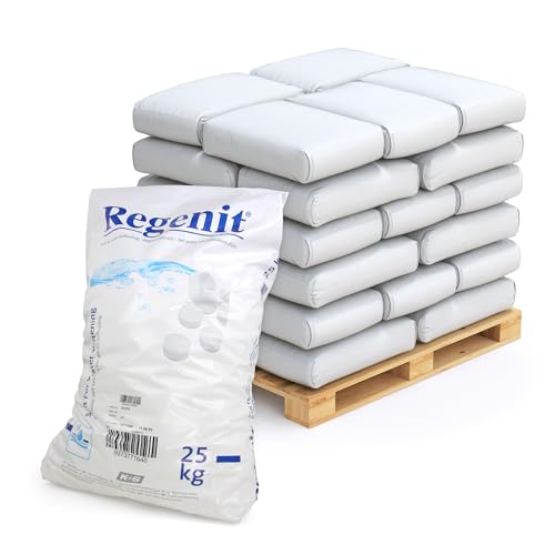 20 x 25 kg (500 kg) Regenit® Siedesalztabletten zur Regenerierung von Wasserenthärtungsanlagen auf Palette