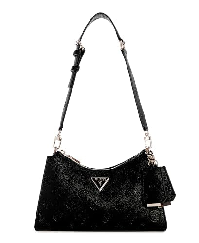 GUESS Cresidia Top Zip Shoulder Bag Black im Sale