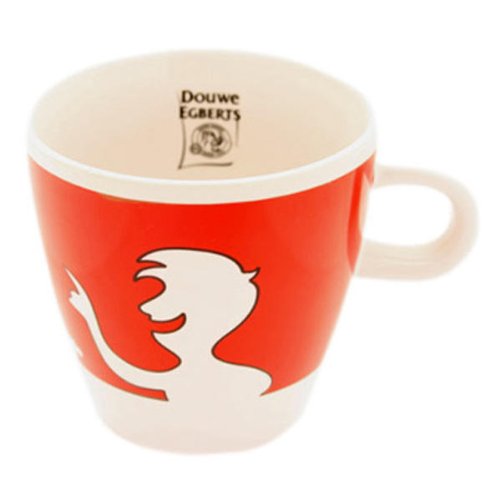 Douwe Egberts Design People, Kaffee Becher, Tee Tasse, Porzellan, Rot, 260 ml