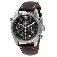 Thumbnail for Longines Spirit Chronograph Automatik schwarzes Zifferblatt Herrenuhr L3.820.4.53.0, Schwarz, Chronograph im Sale