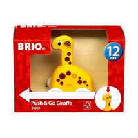 Thumbnail for BRIO 30229 Push & Go Giraffe - Niedliches Drück- und Fahrspielzeug in klassicher Optik - Empfohlen ab 12 Monaten