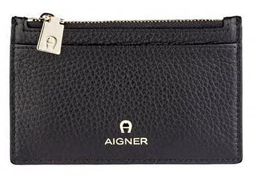 Aigner Kartenetui/Mini Portemonnaie Ivy, Schwarz 150361