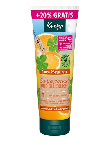 Kneipp Aroma-Pflegedusche Sei frei, verrückt und glücklich -Sondergröße- Duschgel mit sonnigem Duft nach Apfelsine - zartes & geschmeidiges Hautgefühl & ein Gefühl der Leichtigkeit - 240ml im Sale