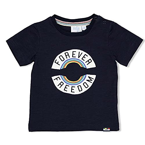 Feetje Baby-Jungen T-Shirt mit Mottoprint, Marine im Sale