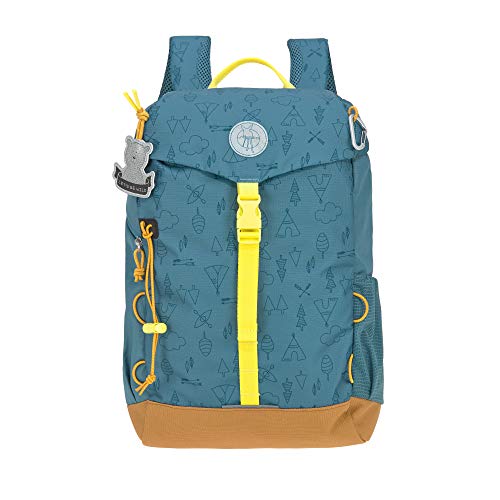 LÄSSIG Kinder Wanderrucksack Kinderrucksack mit Brustgurt gepolsterte Schultergurte wasserabweisend, 14 Liter/Big Outdoor Backpack Adventure Blau im Sale