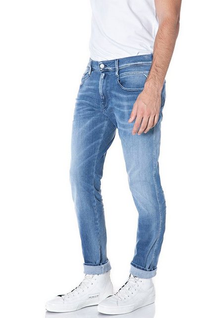 Replay Slim-fit-Jeans ANBASS HYPERFLEX BIO im Sale