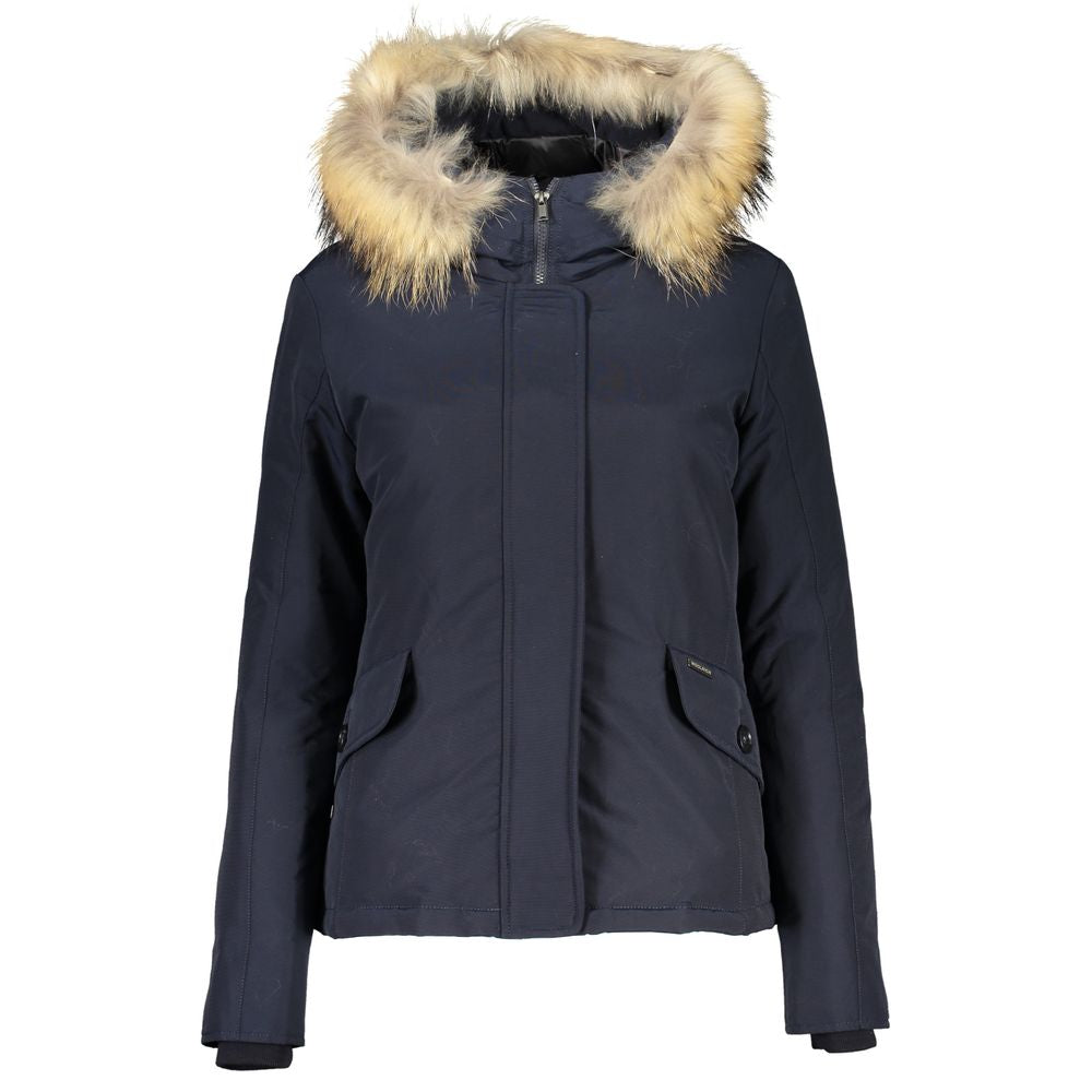 Woolrich Blaue Baumwolle Jacken & Mantel im Sale