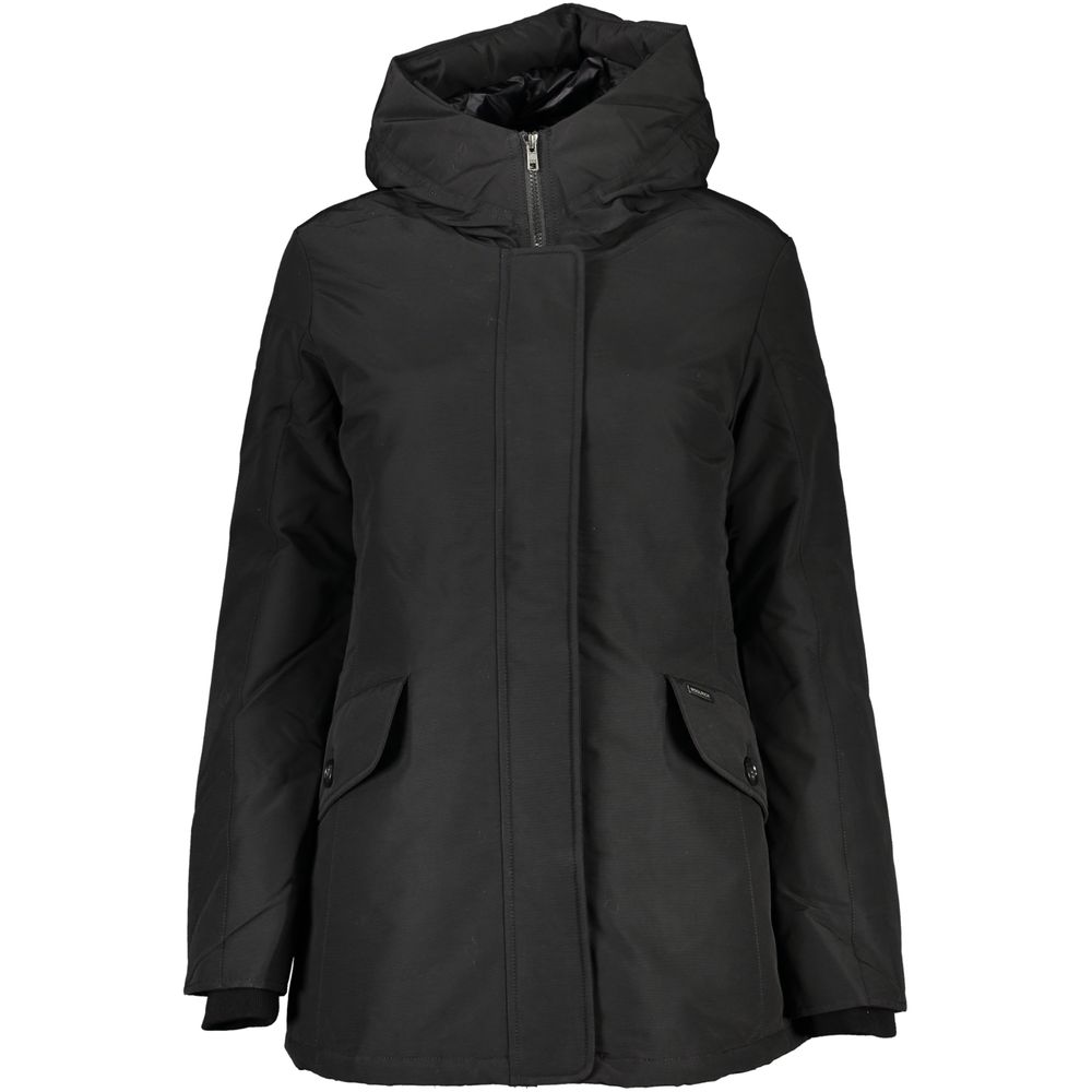 Woolrich Schwarze Baumwolle Jacken & Mantel im Sale