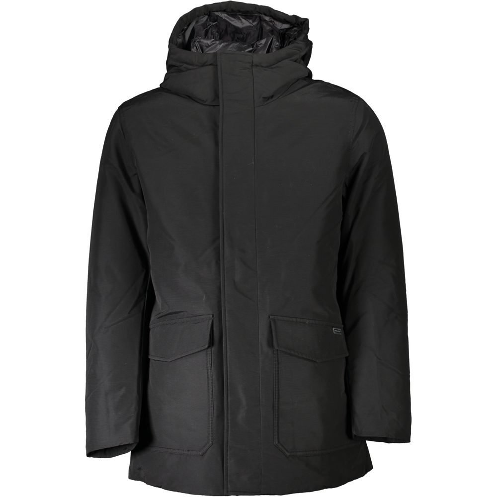 Woolrich Schwarze Baumwolljacke im Sale