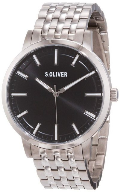 s.Oliver Quarzuhr s.Oliver Herren Analog Quarz Uhr SO-4242-MQT, Herren Analog Quarz Uhr SO-4242-MOT im Sale