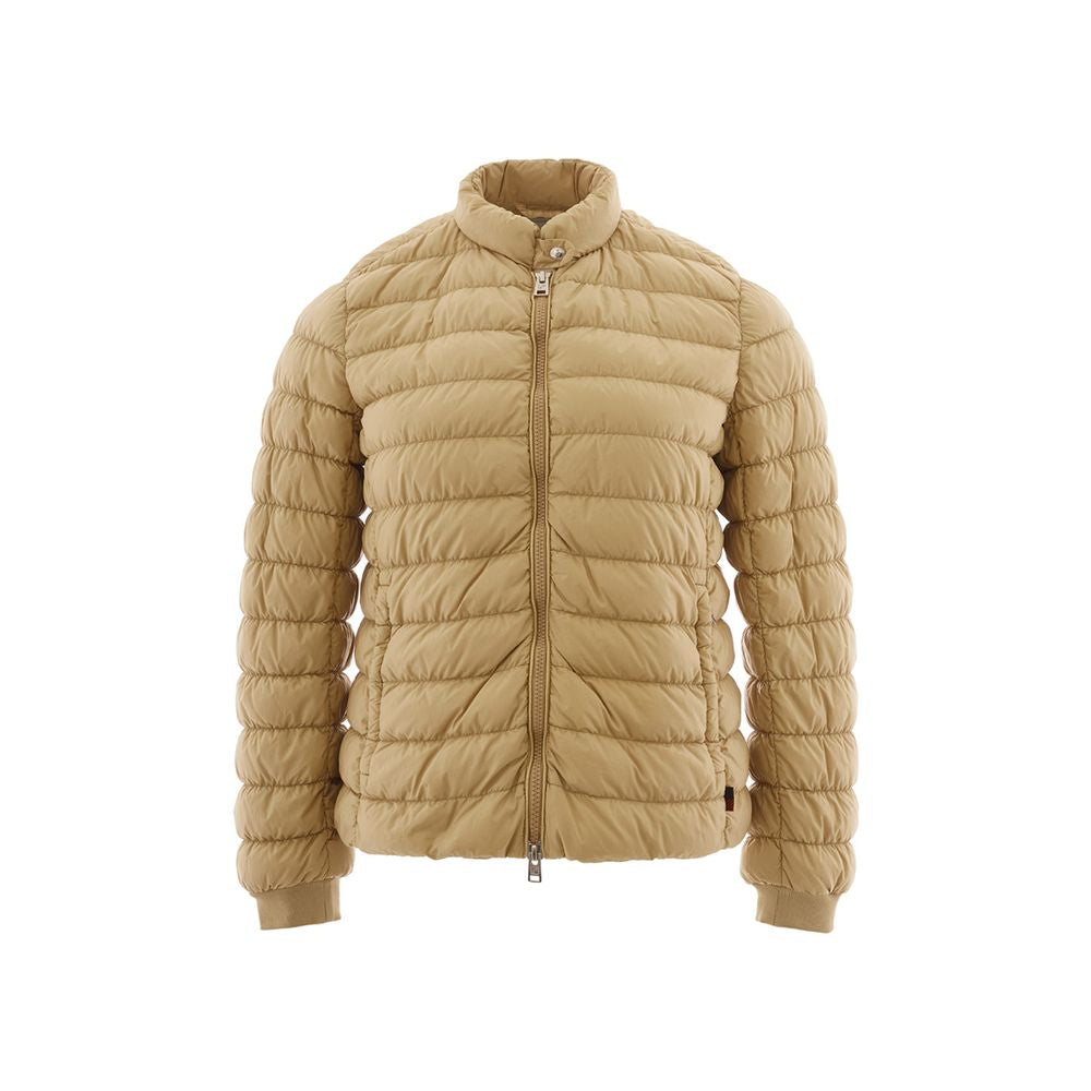 Woolrich Beige Polyamid Designer Jacke im Sale