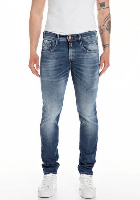 Replay Slim-fit-Jeans ANBASS HYPERFLEX BIO im Sale