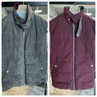 Thumbnail for BRUNELLO CUCINELLI Winterjacke BRUNELLO CUCINELLI REVERSIBLE GOOSE GILET SUEDE VEST WENDE WESTE JACKE im Sale