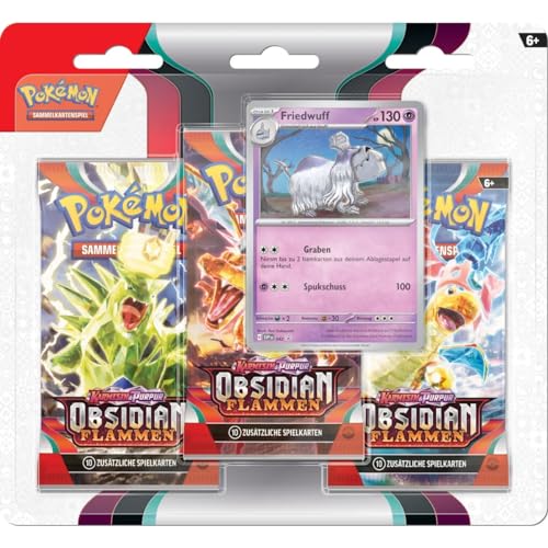 Pokèmon (Sammelkartenspiel), PKM KP03 3-Pack Blister DE im Sale