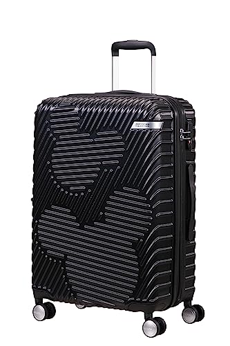 American Tourister Mickey Clouds, Spinner M, Erweiterbar Koffer, 66 cm, 63/70 L, Schwarz (Mickey True Black) im Sale