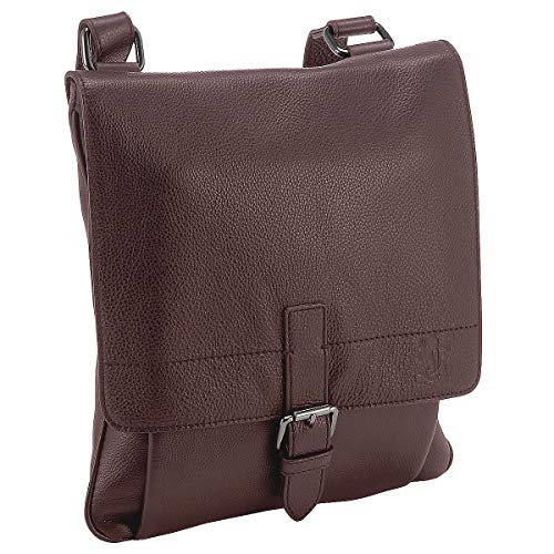 Otto Kern Romance Umhängetasche aus Leder 32 cm Dark Brown im Sale