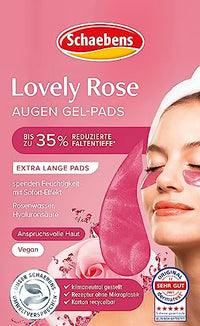 Thumbnail for Schaebens Lovely Rose Augen Gel-Pads, reduziert Augenringe und Schwellungen - mehr Feuchtigkeit und Ausstrahlung, VEGAN