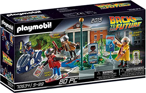 PLAYMOBIL Back to The Future 70634 Part II Verfolgung mit Hoverboard, Ab 5 Jahren