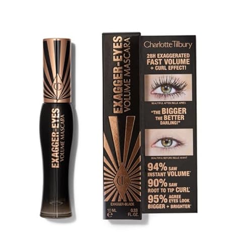 Charlotte Tilbury ORIGINAL | Exagger-Eyes Volume Mascara | Bella by Cloud.Sales Cosmetics (EXAGGER-BLACK, 10,0 ml (1er-Pack) im Sale