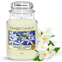 Thumbnail for Yankee Candle Duftkerze im Glas (groß) – Midnight Jasmine – Kerze mit langer Brenndauer bis zu 150 Stunden