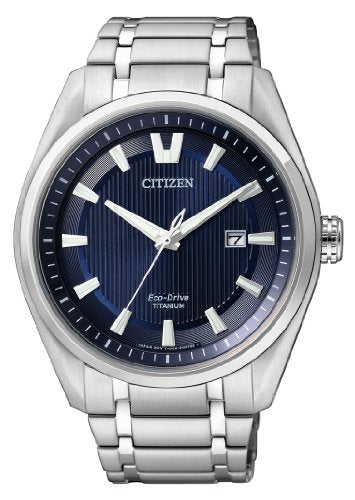 Citizen Herren Analog Quarz Uhr mit Titan Armband AW1240-57 im Sale