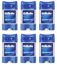 Thumbnail for Gillette Antitranspirant Deo Gel für Männer, 420 ml (70 ml x 6), 48h unsichtbarer Schweiß- und Geruchsschutz, kühle Welle, Verpackung kann variieren