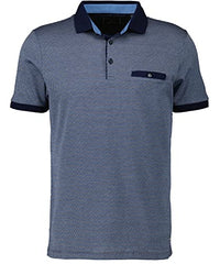 Thumbnail for RAGMAN Herren Polo 3-farbig, mercerisiert S, Blau Saphire-705 im Sale