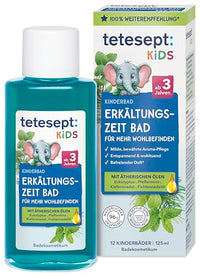 Thumbnail for tetesept Kids Erkältungszeit Bad – Kinderbad für die kalte Jahreszeit mit 4 ätherischen Ölen – Wohltuender Badezusatz zur Entspannung und Durchwärmung – 1 x 125 ml im Sale