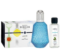 Thumbnail for LAMPE BERGER M BLEU Geschenkset Crasset Blau, Glas, 490 ml