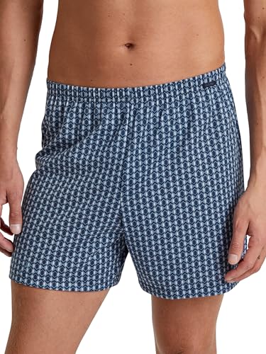 CALIDA Prints Boxershorts Herren, mit stoffüberzogenem Bund, aus 100% Baumwolle, ohne Eingriff im Sale