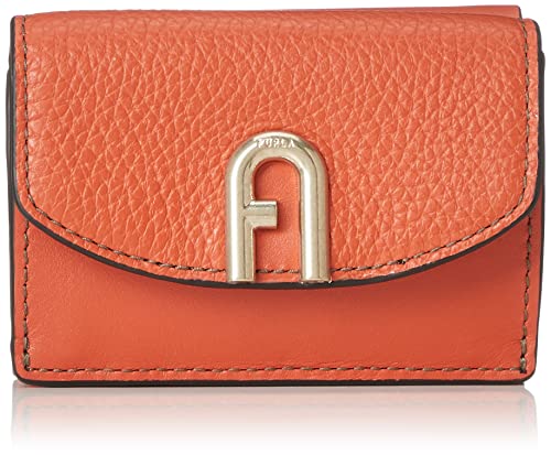 Furla Primula Compact Wallet Trifold Tangerine im Sale