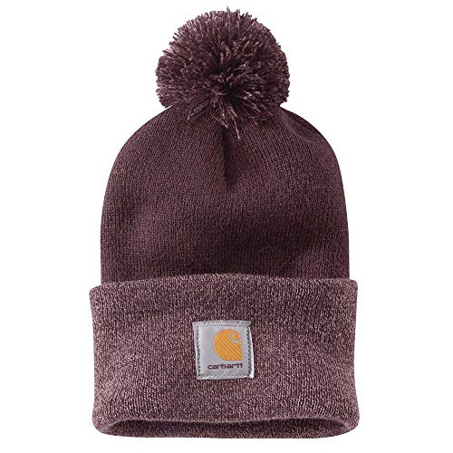 Carhartt womens Lookout Hat Beanie Hat, Deep Wine, OFA im Sale