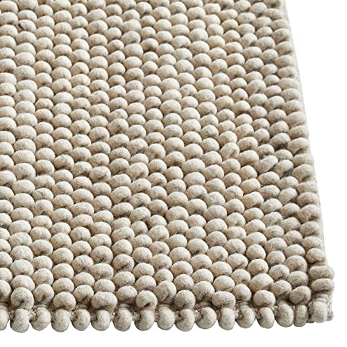 Hay Peas Teppich, Wolle, Mittelgrau, 240 cm x 170 cm im Sale