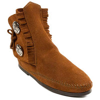 Thumbnail for Minnetonka Men's Two Button Hardsole Boot 13 Brown im Sale