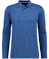 Thumbnail for RAGMAN Herren Softknitpolo Flammdesign, Langarm , Blau-Melange-765 im Sale