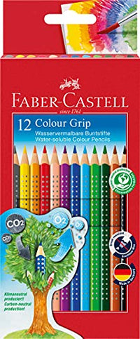 Thumbnail for Faber-Castell 112412 - Buntstifte Colour Grip, 12er Kartonetui