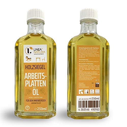 LINEA NATURA® Areitsplattenöl | Möbelöl | Treppenöl | Holzöl natürlich matt (250ml)