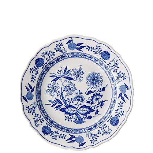 Hutschenreuther Blau Zwiebelmuster Speiseteller 25 cm Fahne