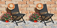 Thumbnail for 2 Kettler Klappstühle Lille Comfort 0310118-7010 Klappstühle Anthrazit Aluminium/Outdoorgewebe L/B/H ca. 58/50/87 cm im Sale