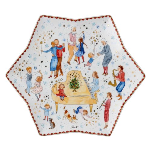 Hutschenreuther Sammelkollektion 23 Weihnachtsklänge Sternschale 34 cm im Sale