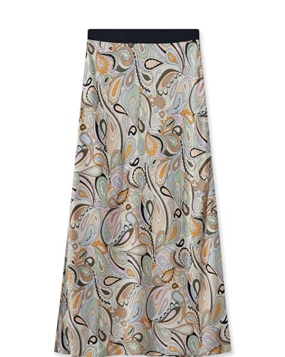 Mos Mosh Damen Rock MMBIAS Arzu Skirt Smoke Green grün bunt - im Sale