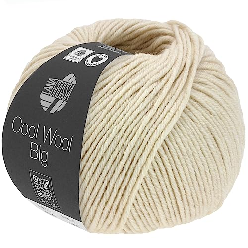 Lana Grossa Cool Wool Big Mélange (We Care) 1624 - Beige meliert im Sale