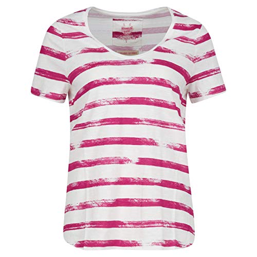 Lieblingsstück T-Shirt 'Mariso' mit Streifenmuster pink (841 Magenta) im Sale